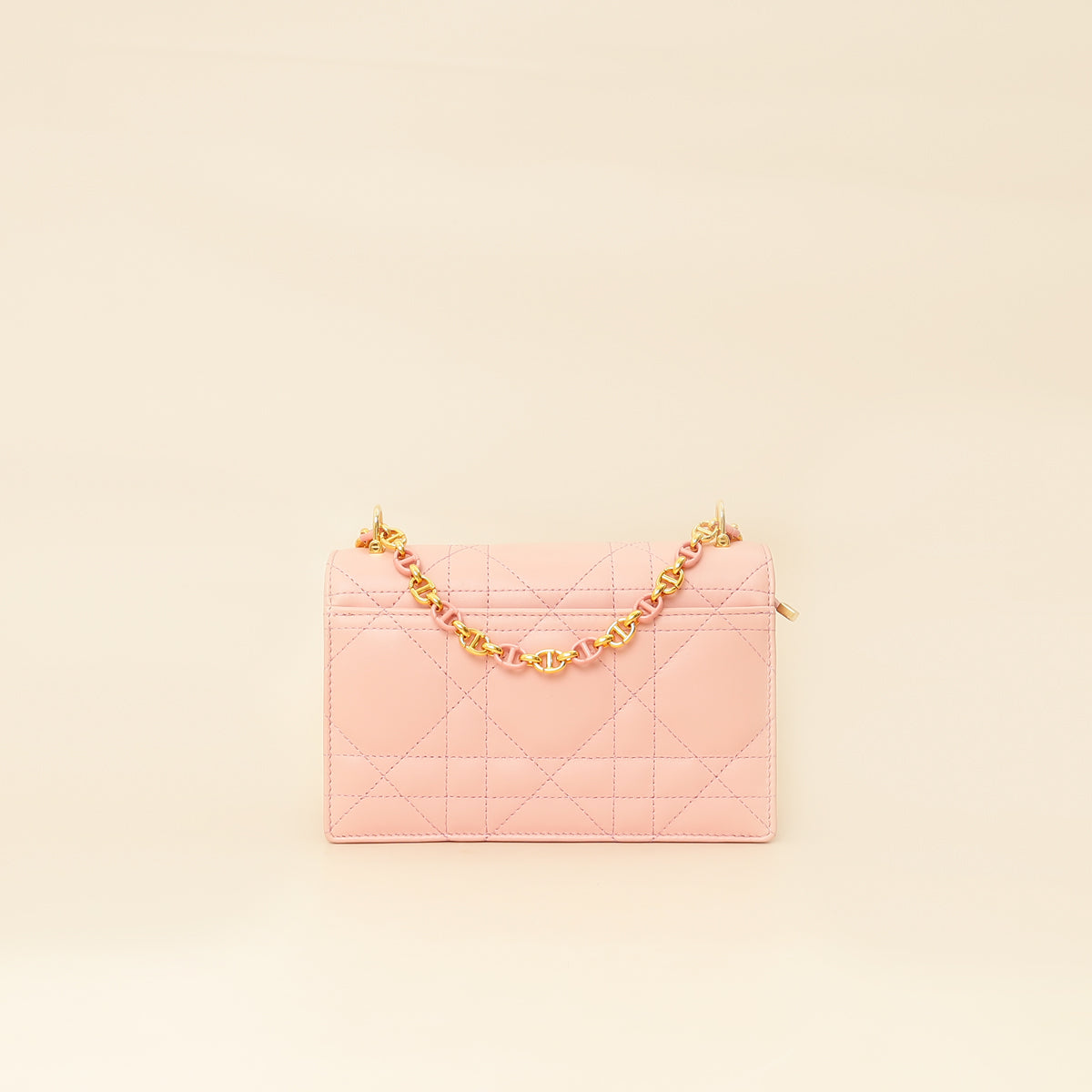 Christian Dior Pink Macrocannage Mini Caro Bag