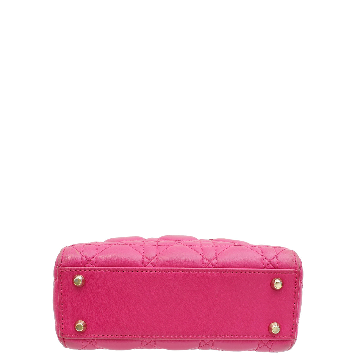 Christian Dior Fuchsia Mini Lady Dior Chain Bag