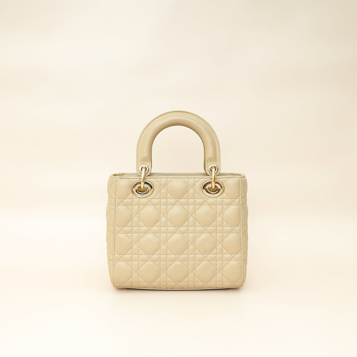 Christian Dior Desert Taupe Lady Dior My ABCDior Small Bag