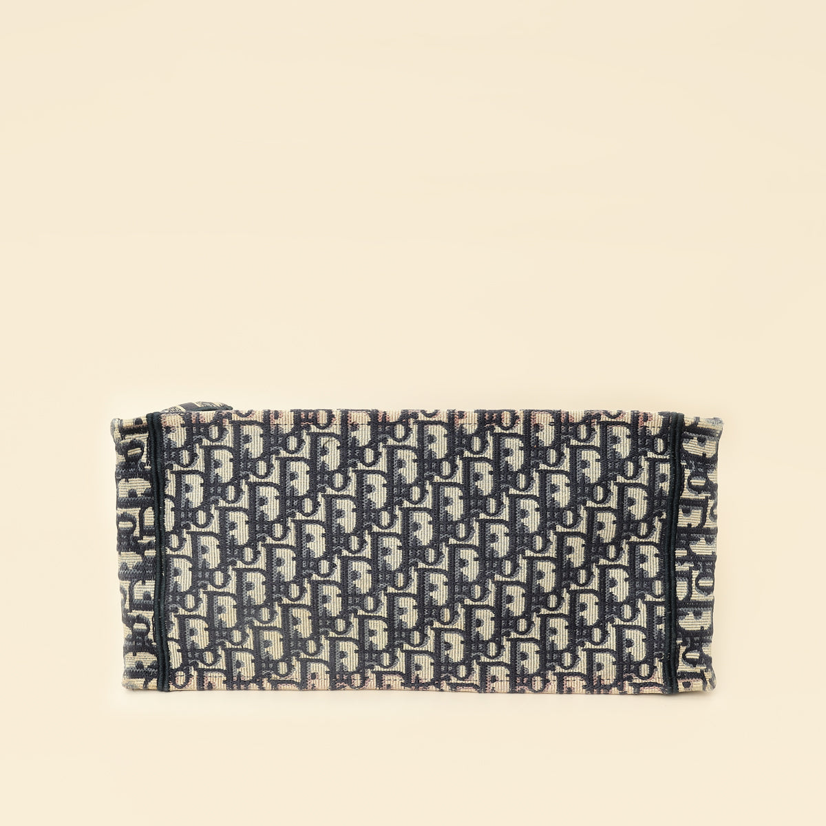 Christian Dior Navy Blue Oblique Book Tote Medium Bag