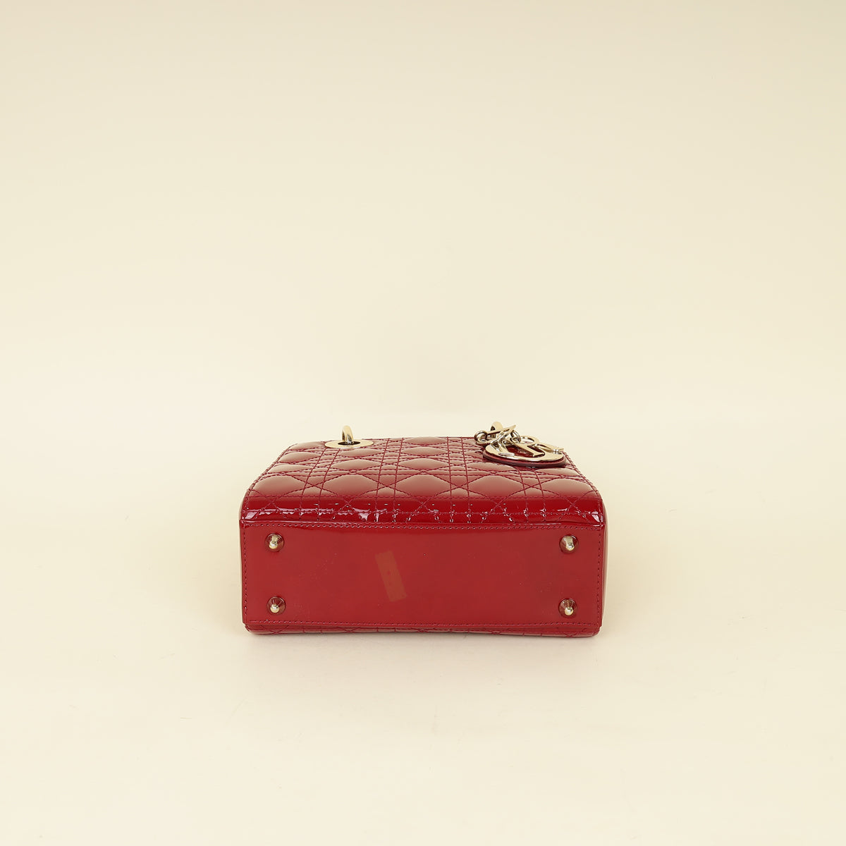 Christian Dior Red Lady Dior Small Bag