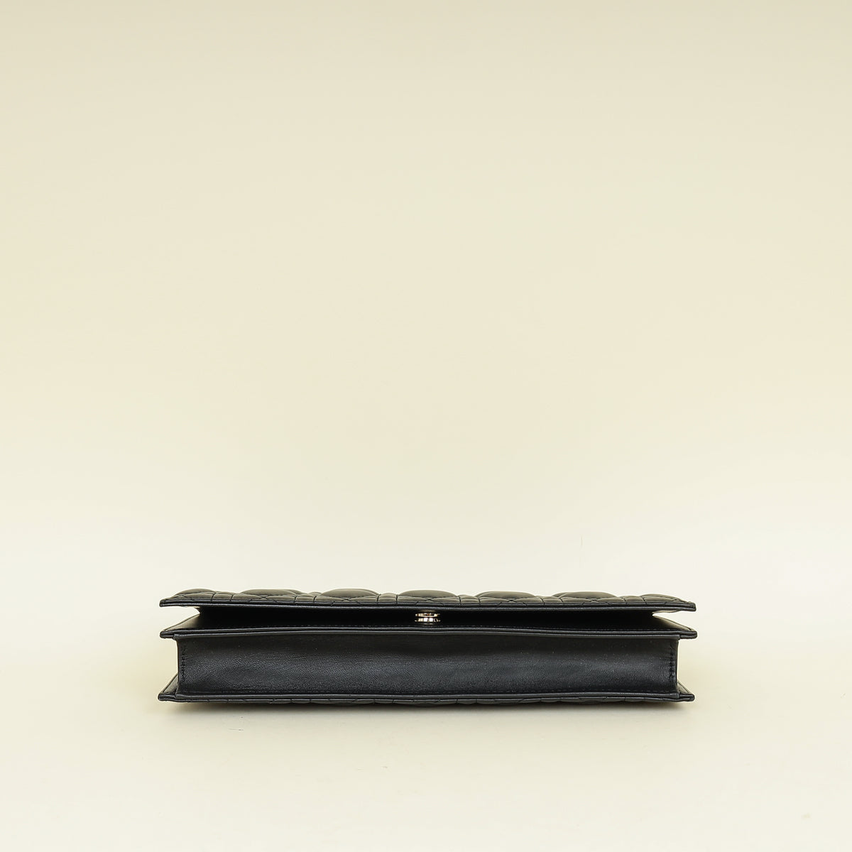 Christian Dior Black Lady Dior Convertible Chain Clutch