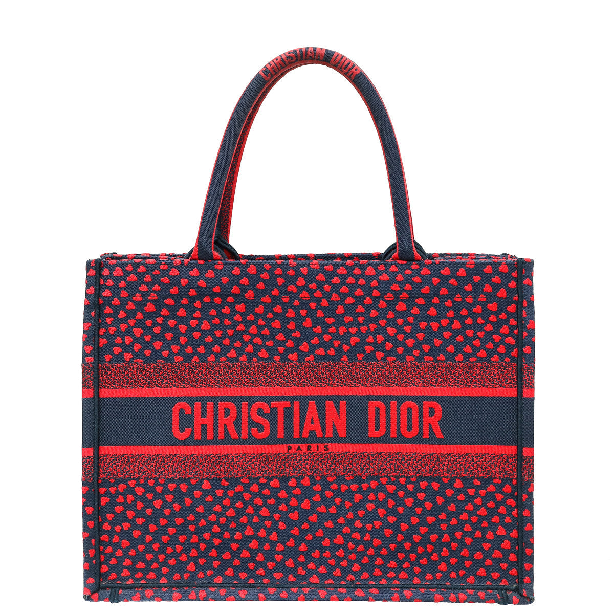 Christian Dior Bicolor "I Love Paris" Book Tote Medium Bag