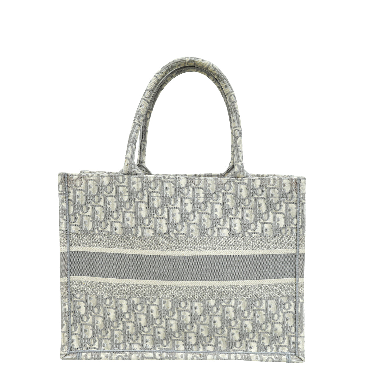Christian Dior Gray Oblique Book Tote Medium Bag