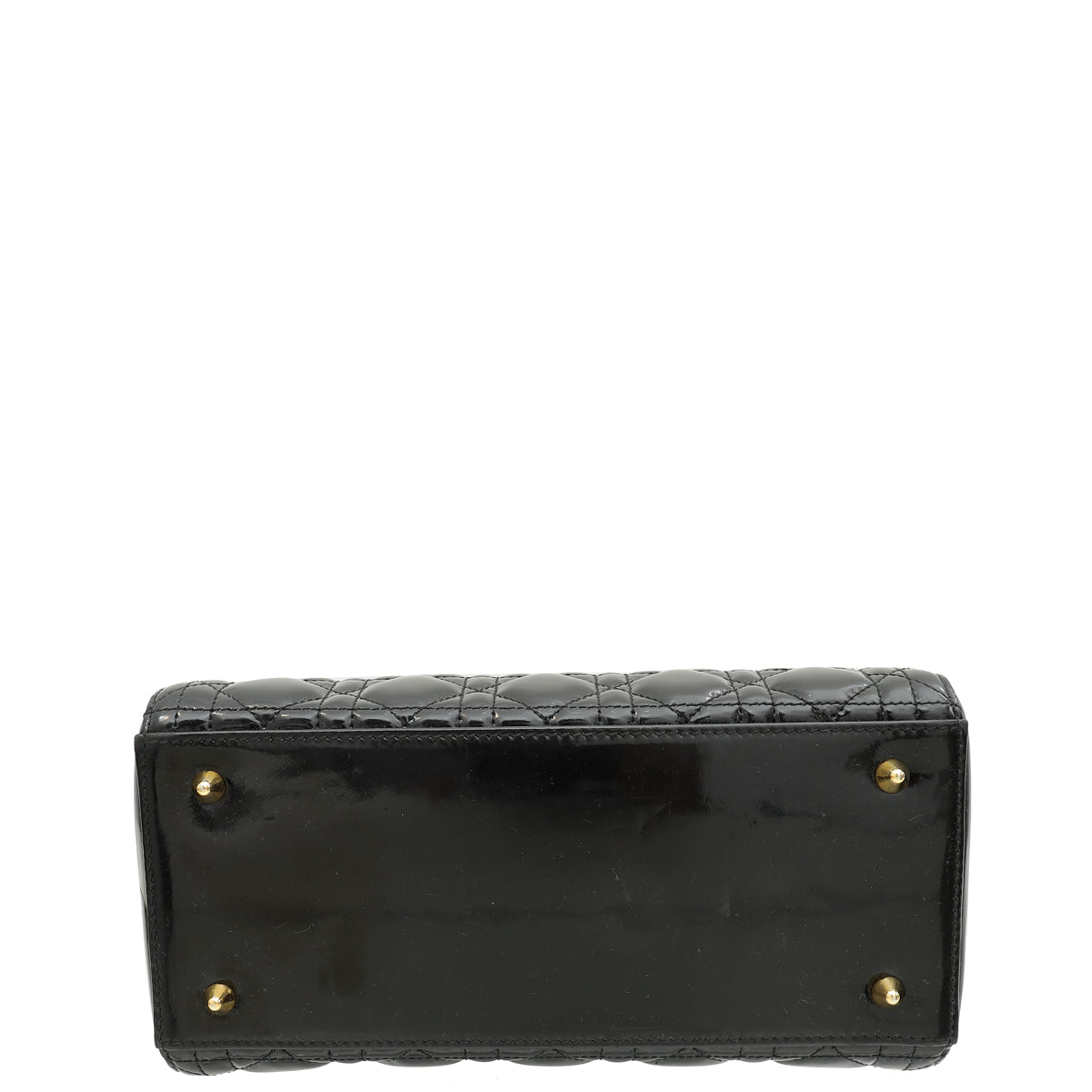 Christian Dior Black Lady Dior Medium Bag