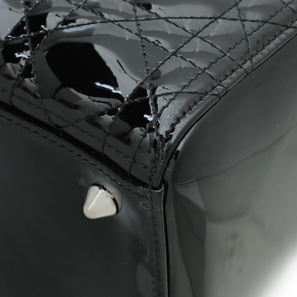 Christian Dior Black Lady Dior Medium Bag