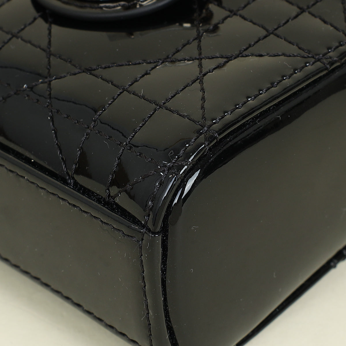 Christian Dior Black Lady-D Joy Micro Bag