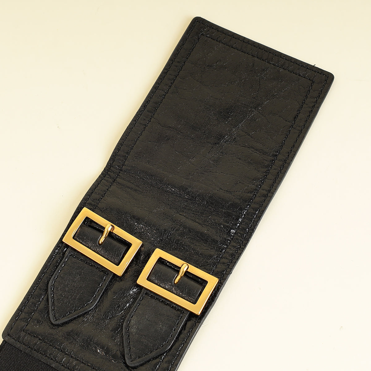 Christian Dior Black Saddle Belt Bag