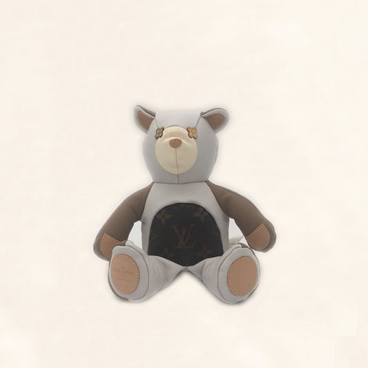 Louis Vuitton Doudou Teddy Bear White Crossbody