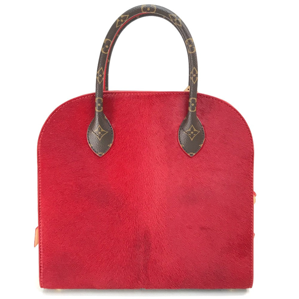 LOUIS VUITTON Handbag PVC, Monogram canvas Brown Monogram Studs iconoclast christian louboutin collaboration