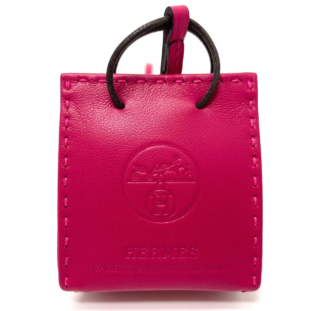 HERMES charm Anyo Miro pink Shopper sack orange Women