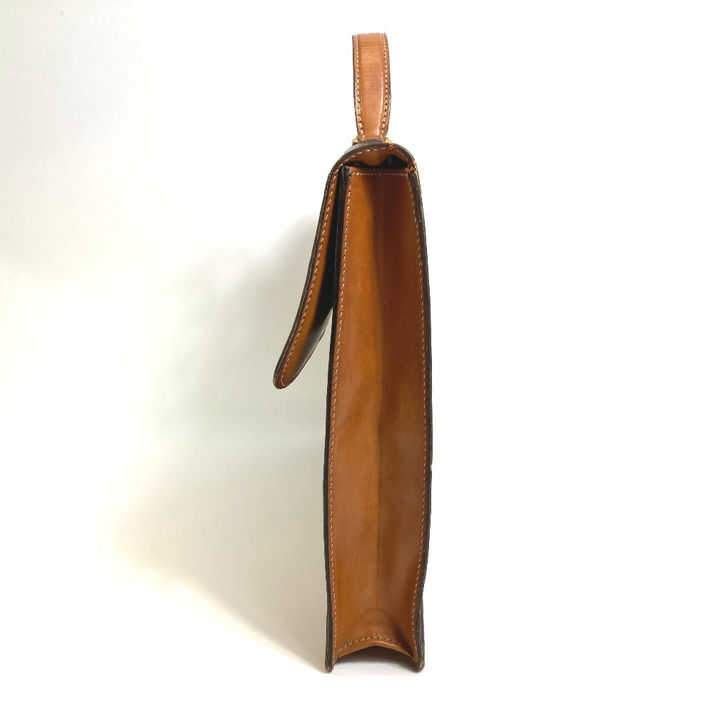 CELINE Business bag PVC / Leather Brown Macadam unisex(Unisex)