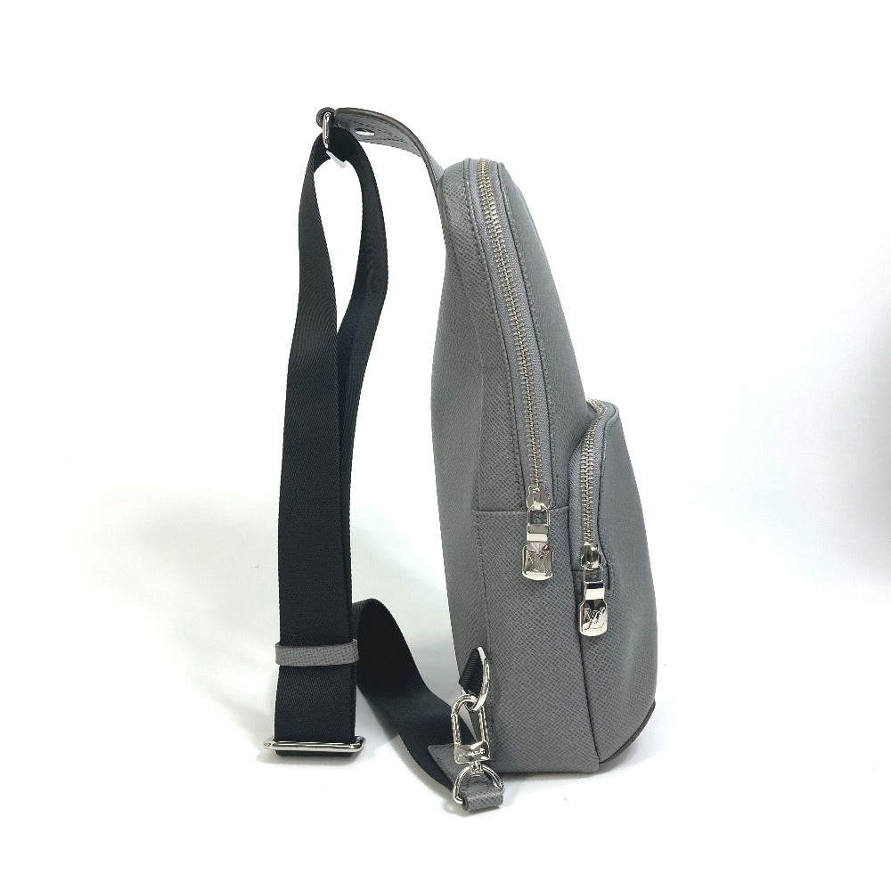 LOUIS VUITTON Shoulder Bag Taiga Leather gray Taiga avenue backpack