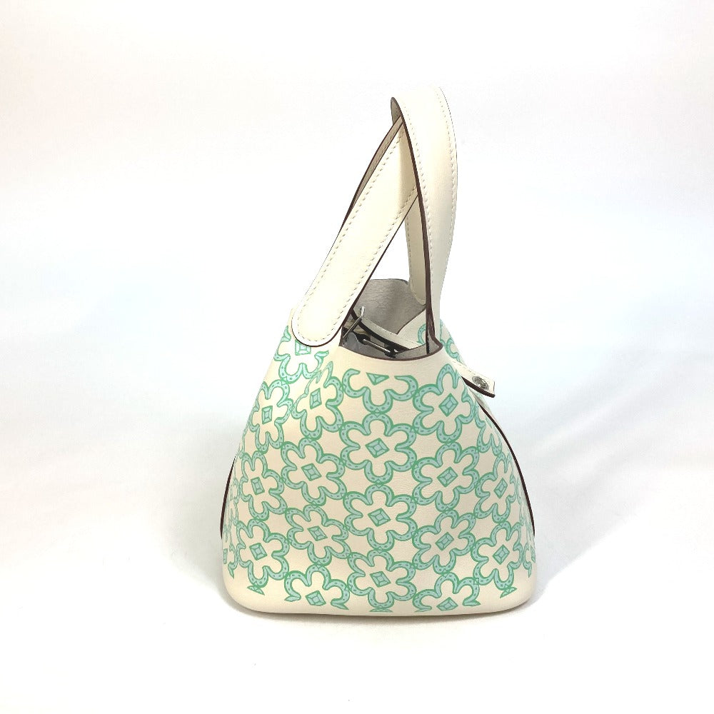 HERMES Handbag Swift green Picotan lock micro micro 14 Women