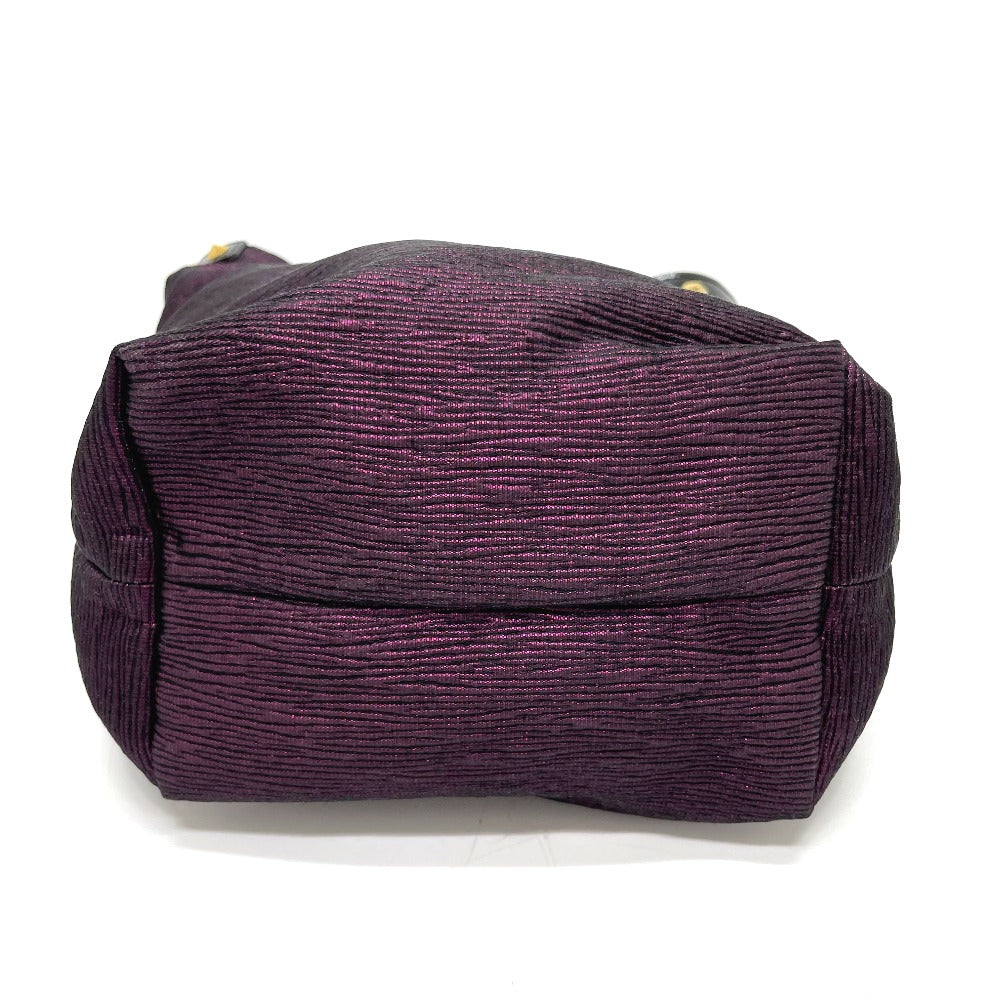 LOUIS VUITTON Tote Bag Canvas / leather Purple / Black Handbags/handbags Accessories of Deburju Neonoe Women
