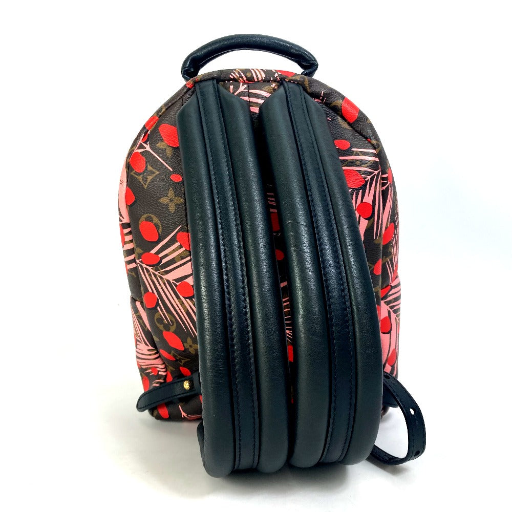 LOUIS VUITTON Backpack Monogram canvas Brown x Pink x Red Monogram Palm Springs PM Women