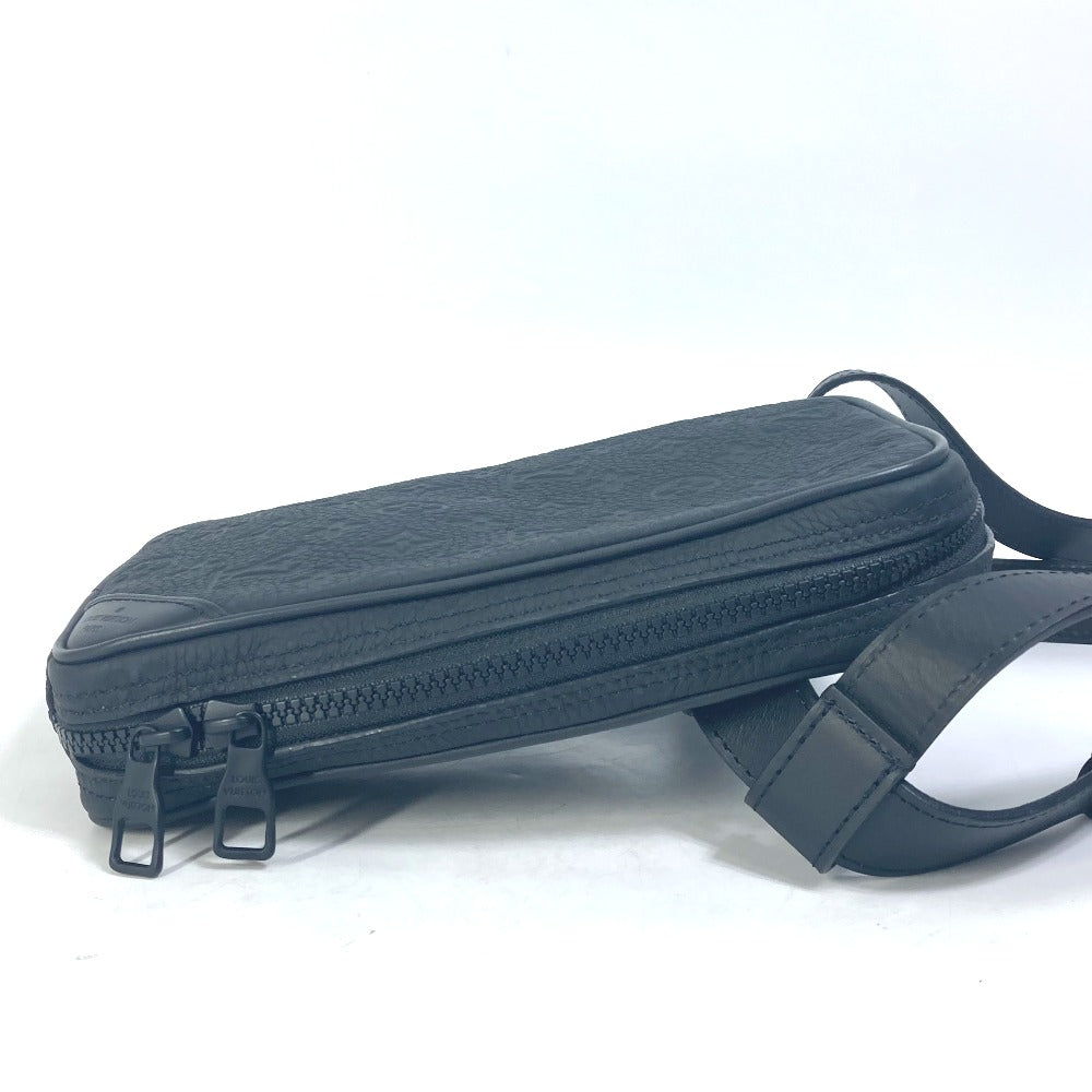 LOUIS VUITTON Shoulder Bag Taurillon Clemence black Monogram Utility side bag mens