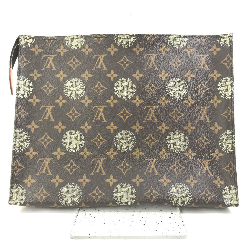 LOUIS VUITTON Clutch bag Monogram canvas Brown Monogram Christopher Nemeth Rope Pochette Voyage mens