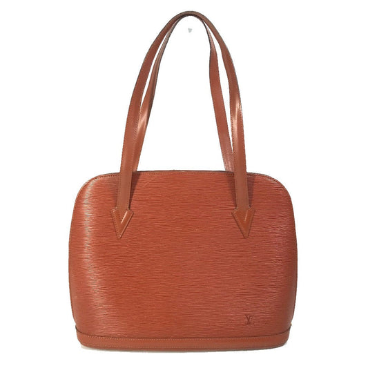 LOUIS VUITTON Shoulder Bag Epi Leather Brown Epi Ryu Sac Women