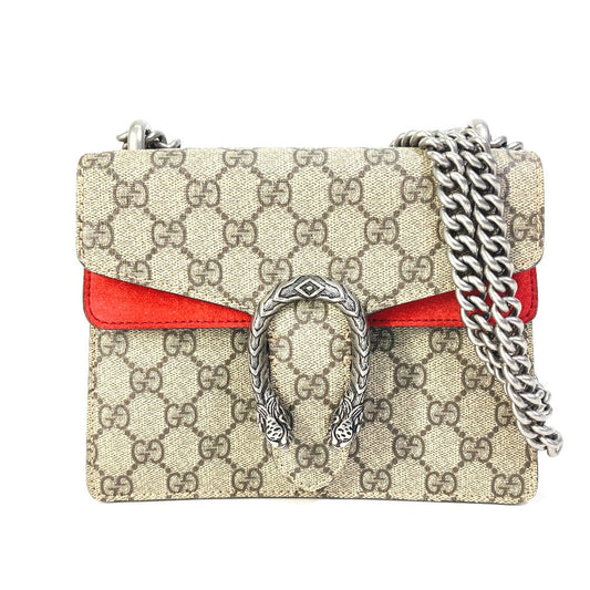 GUCCI Shoulder Bag 421970 GG Supreme Canvas beige GG Dionysus Women