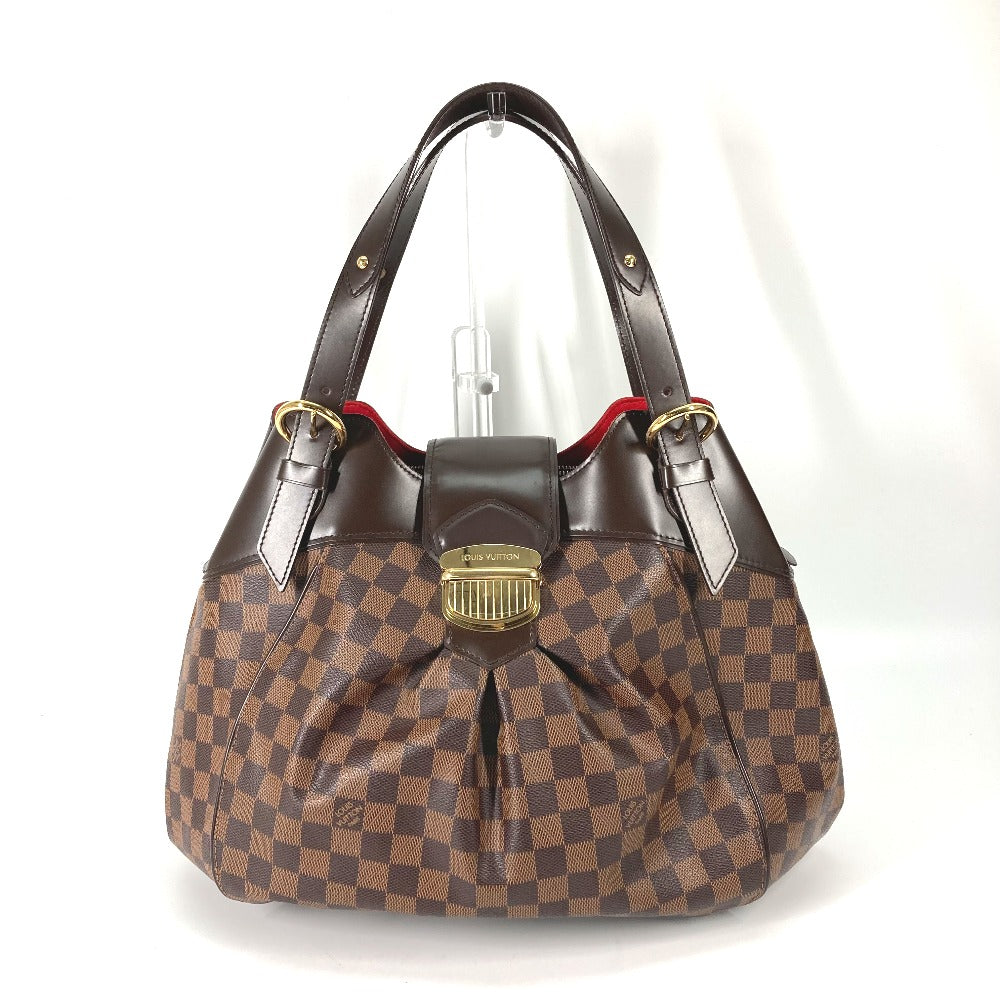 LOUIS VUITTON Shoulder Bag Damier canvas Brown Damier Sistina GM Women