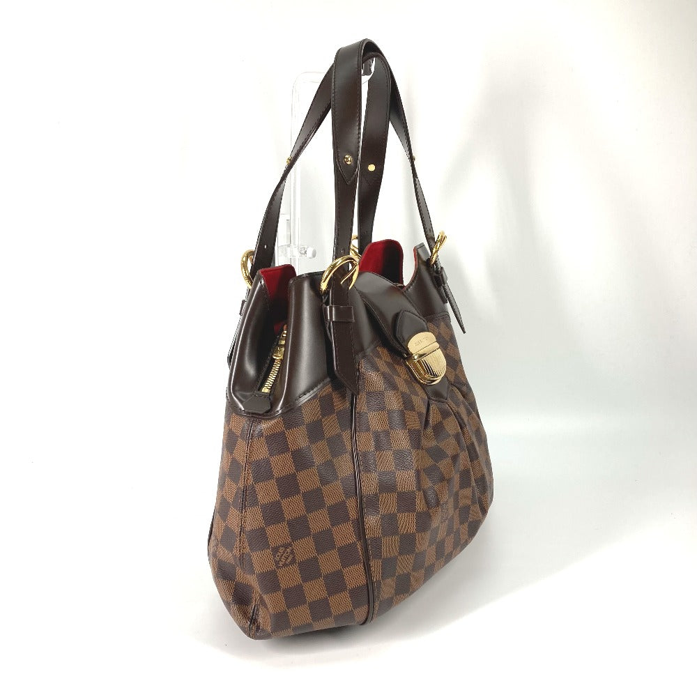 LOUIS VUITTON Shoulder Bag Damier canvas Brown Damier Sistina GM Women