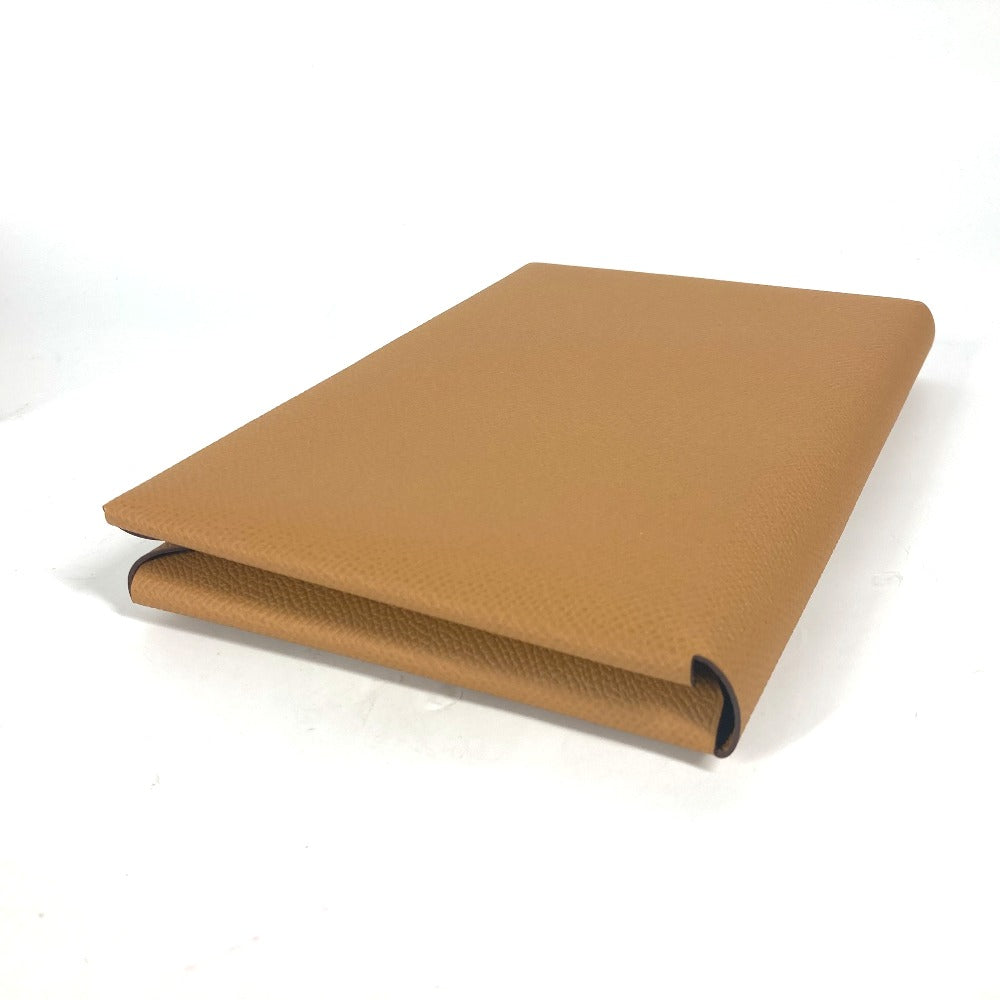 HERMES Clutch bag Epsom Brown x pink With porch Calvi GM