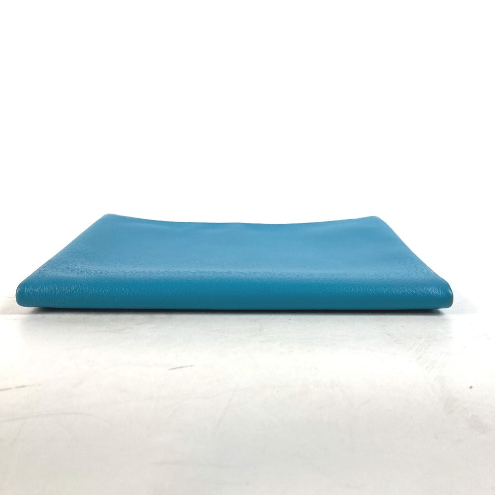HERMES Pouch Evercolor blue flat Atto GM