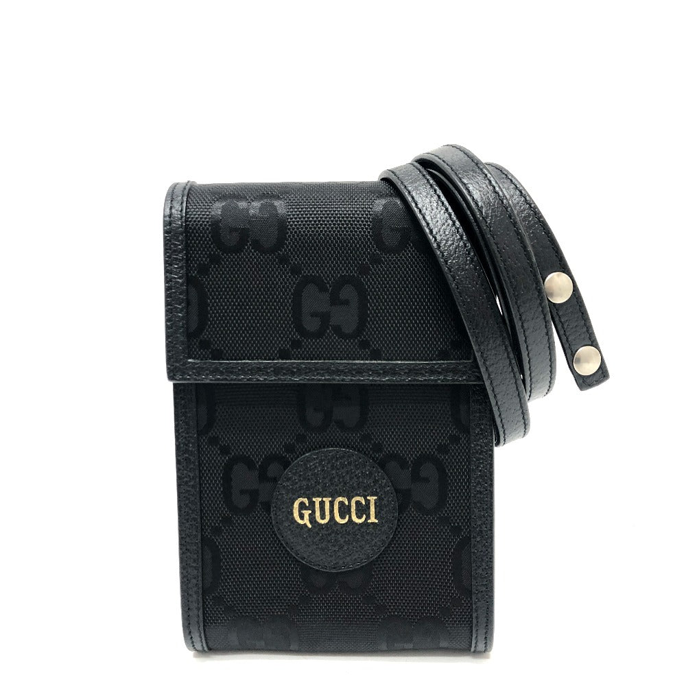GUCCI Shoulder Bag 625599 GG canvas / leather black GG Off The Grid Women(Unisex)