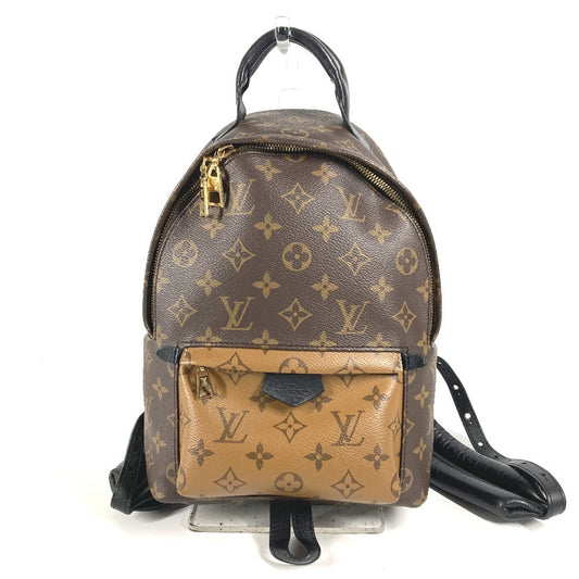 LOUIS VUITTON Backpack Monogram reverse canvas Brown x beige Monogram reverse Palm Springs Backpack PM Women