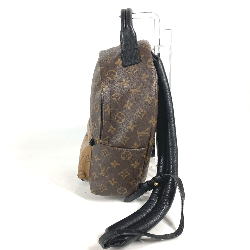LOUIS VUITTON Backpack Monogram reverse canvas Brown x beige Monogram reverse Palm Springs Backpack PM Women