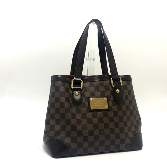 LOUIS VUITTON Tote Bag Damier canvas Brown Damier Hamstead PM Women
