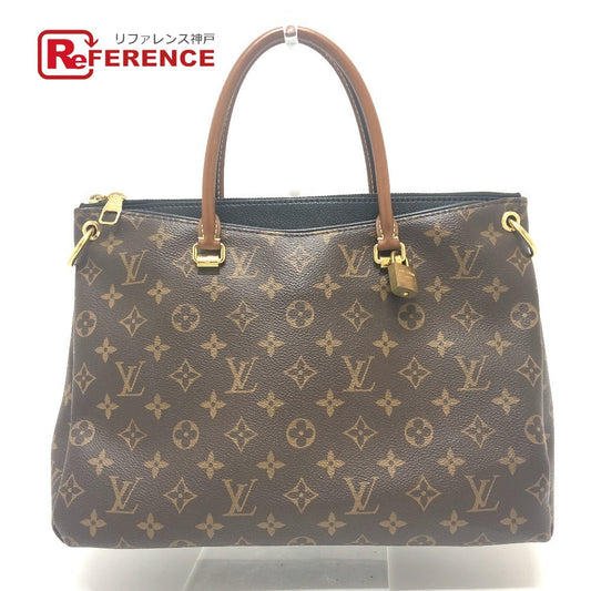LOUIS VUITTON Handbag M41064 Monogram canvas Brown x black Monogram Pallas