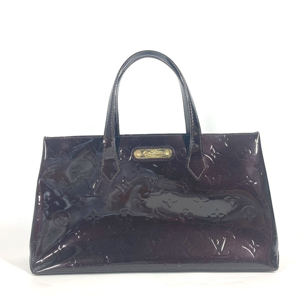 LOUIS VUITTON Handbag Monogram Vernis Purple type Monogram Vernis Wilshire PM Women