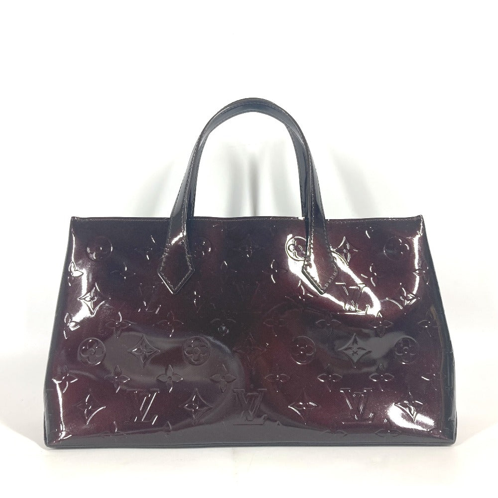 LOUIS VUITTON Handbag Monogram Vernis Purple type Monogram Vernis Wilshire PM Women
