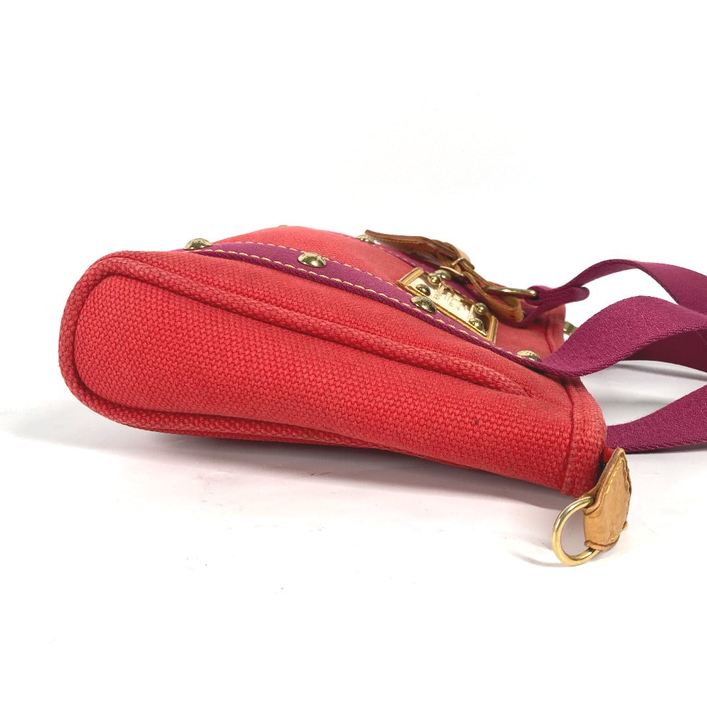 LOUIS VUITTON Handbag M40037 canvas Red Antigua Hippo PM Women
