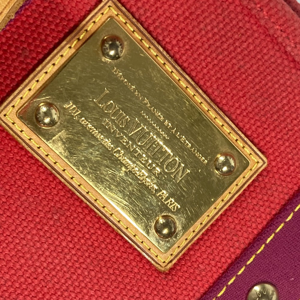 LOUIS VUITTON Handbag M40037 canvas Red Antigua Hippo PM Women