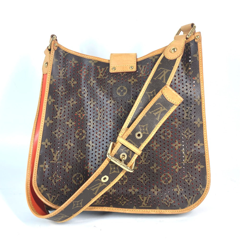LOUIS VUITTON Shoulder Bag Monogram canvas Brown x orange Monogram Perfo Punching Musette Women