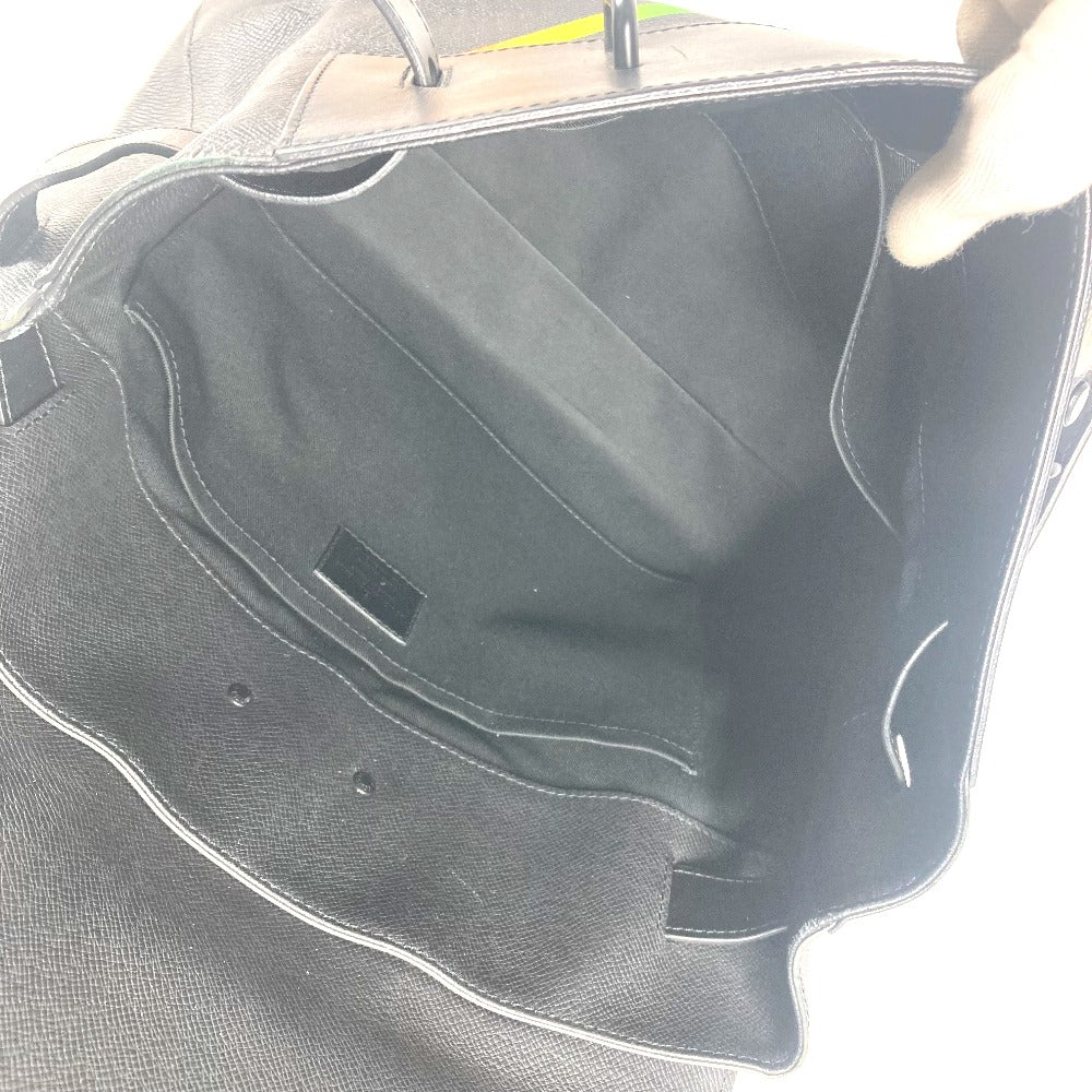 LOUIS VUITTON Handbag M30339 Taiga Leather black Taiga rainbow Steamer PM mens