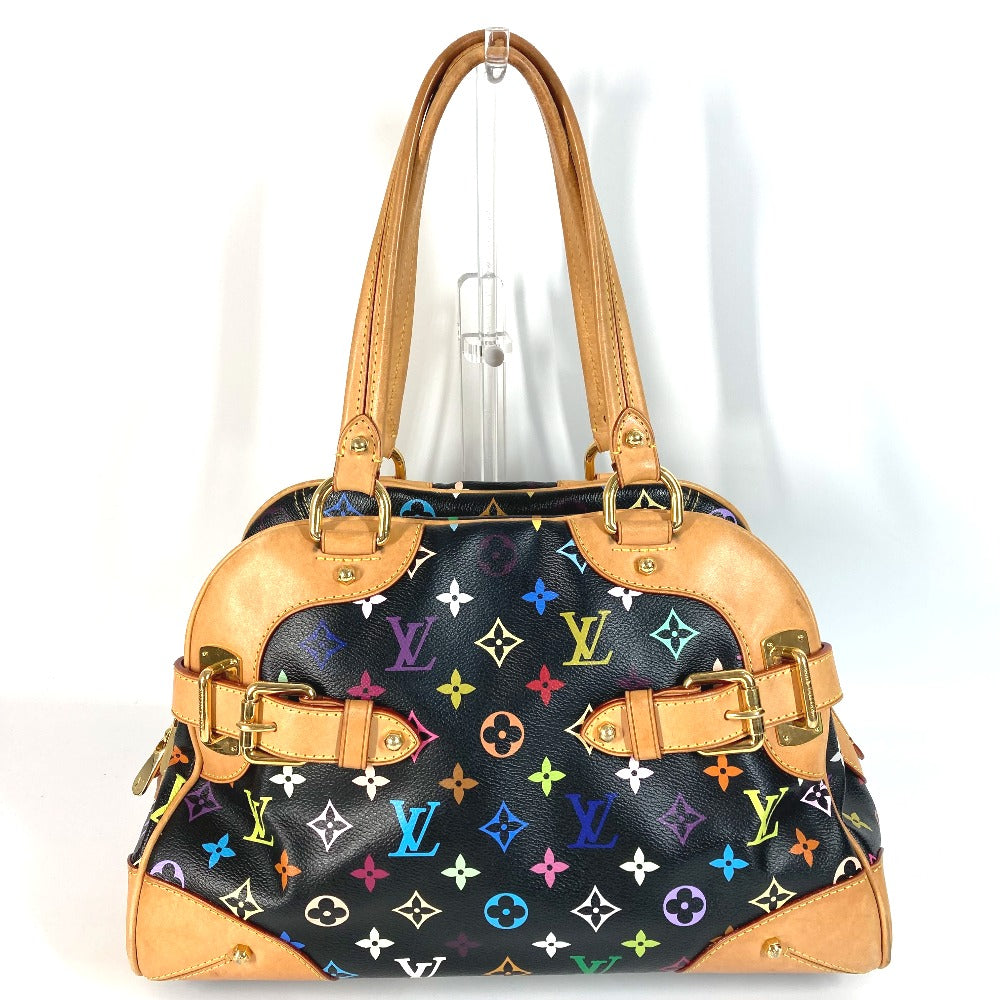LOUIS VUITTON Shoulder Bag Monogram multicolor canvas black Monogram multicolor Claudia Women