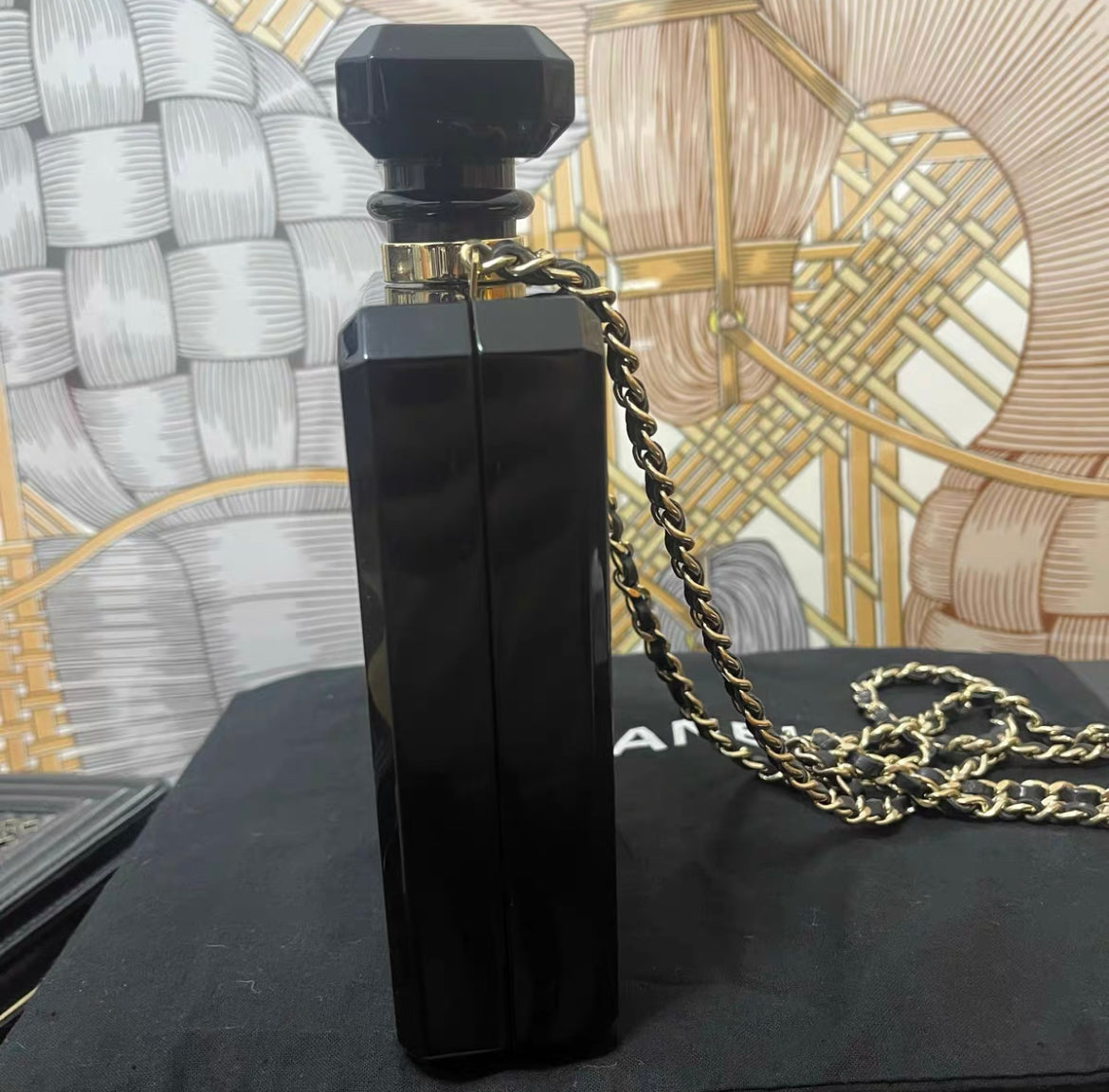 CHANEL 2013 N5 Perfume Bottle MinaudiÃ¨re Clutch Bag