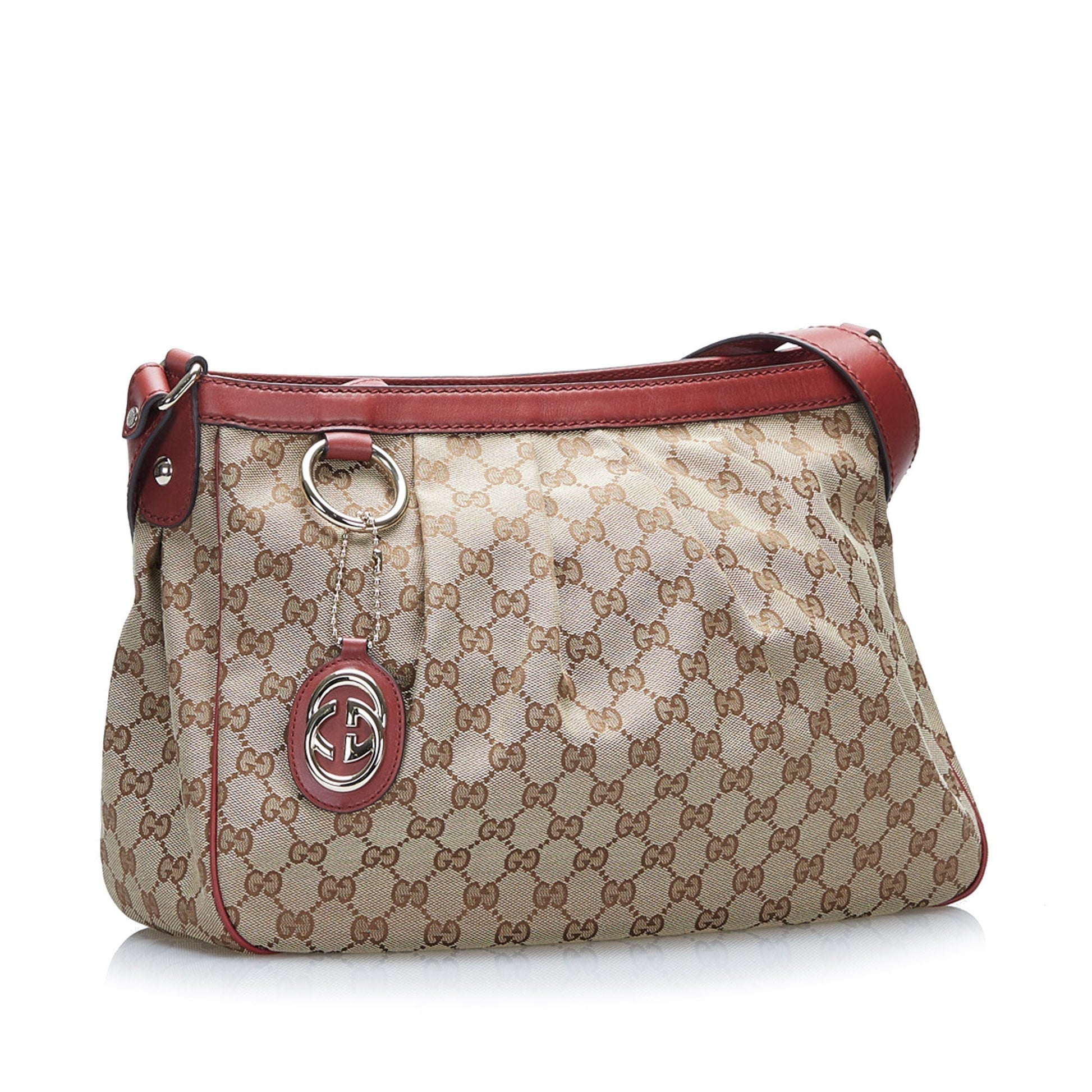Gucci Leather Canvas Crossbody