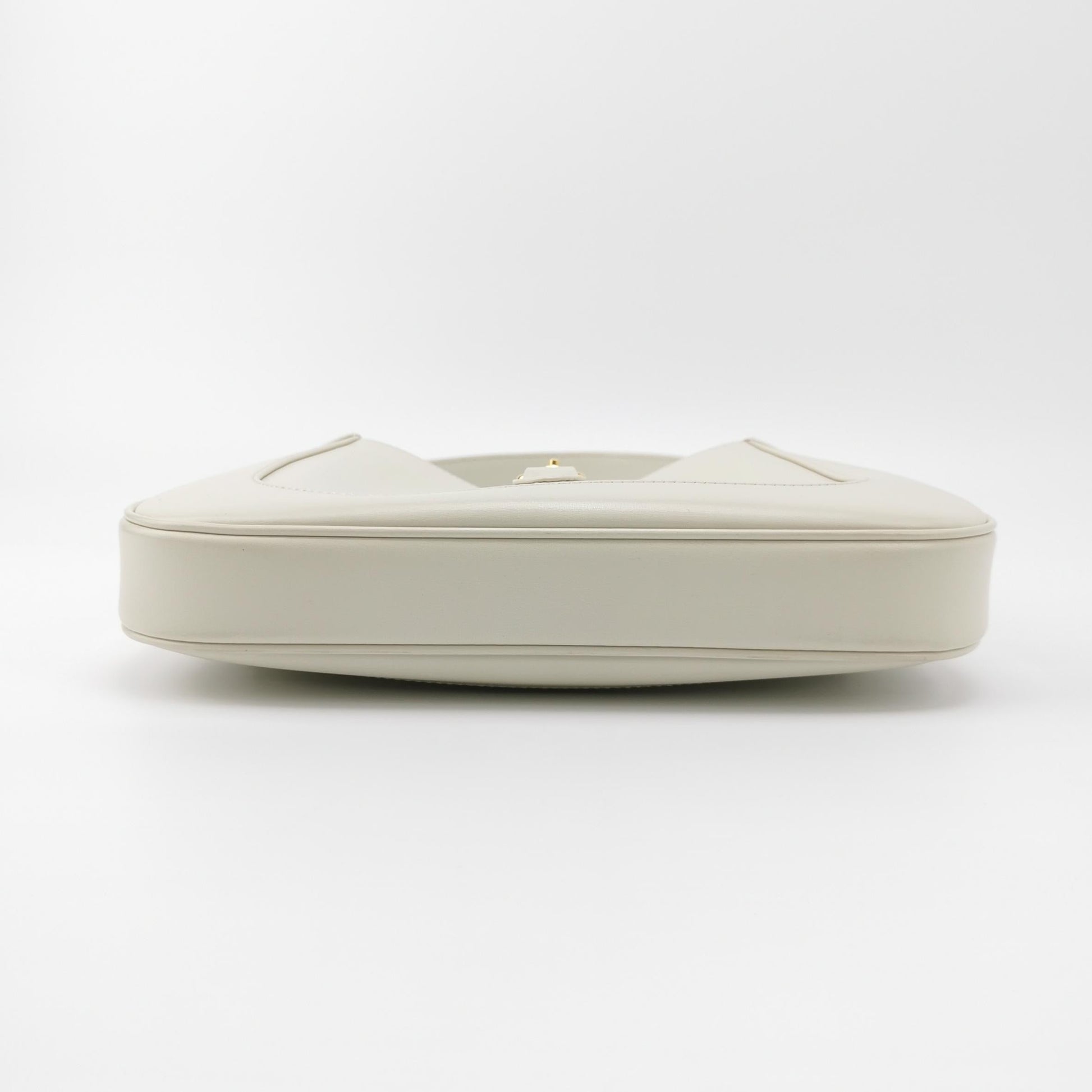 Gucci Jackie 1961 Small Leather Bag White with Strap