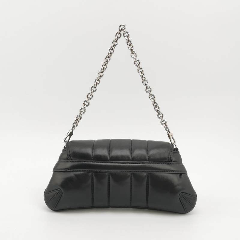 Gucci Horsebit 1955 Chain Shoulder Bag Small Padded Leather Black