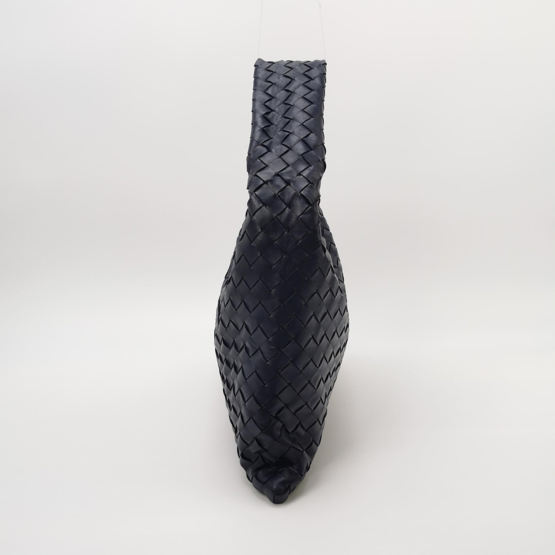 Bottega Veneta Hop Hobo Medium Leather Navy 46cm