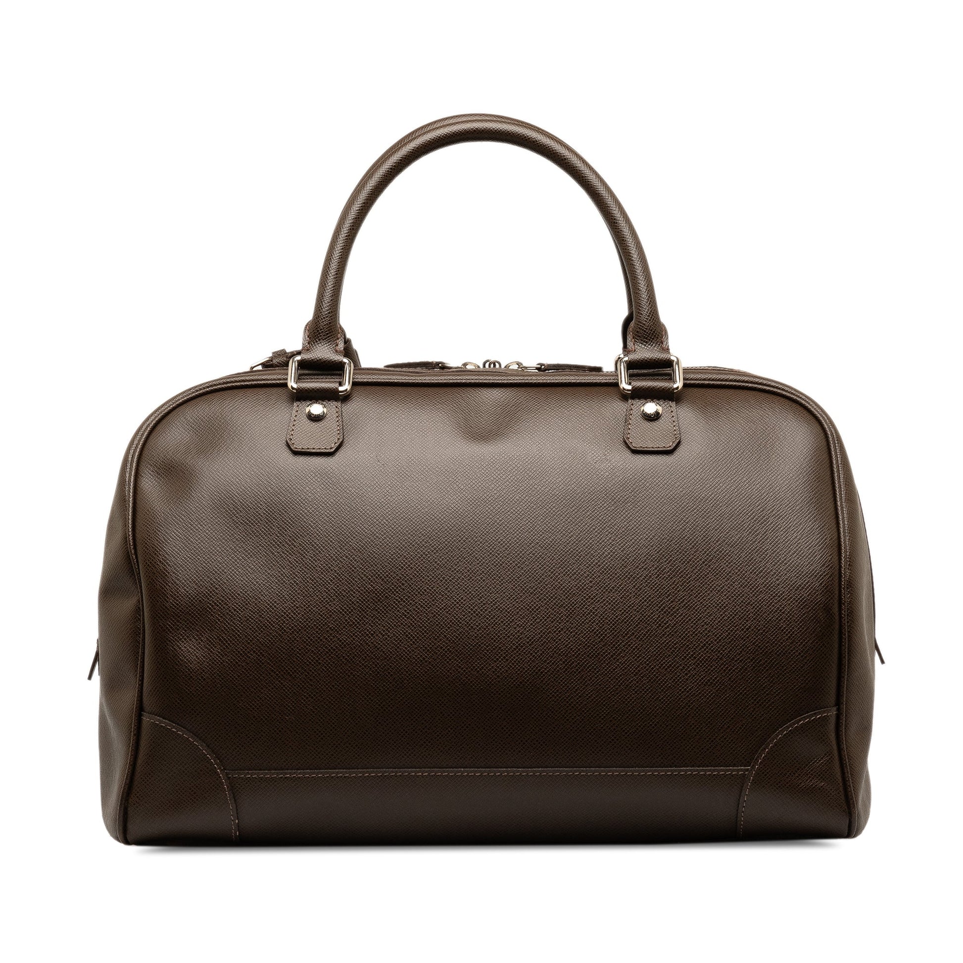 Brown Louis Vuitton Taiga Stanislav Travel Bag