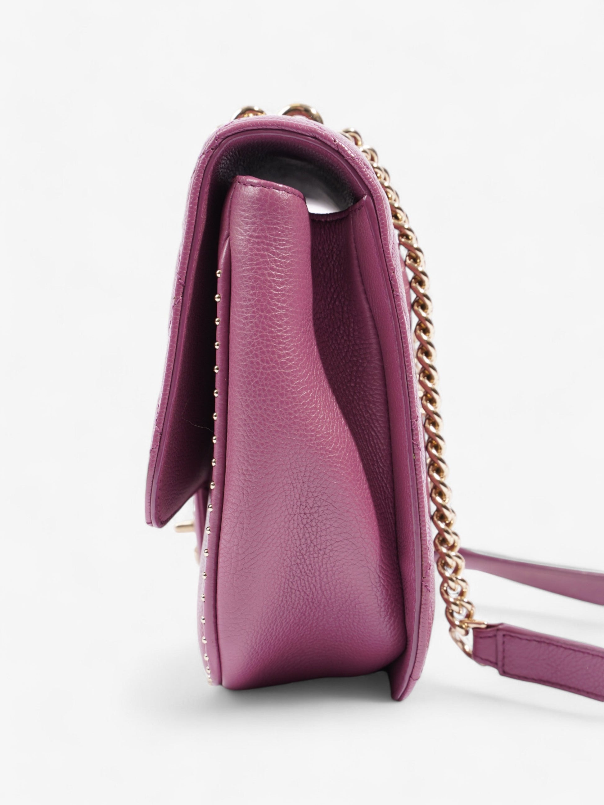 Chanel Classic Flap Bag Mauve Caviar Leather
