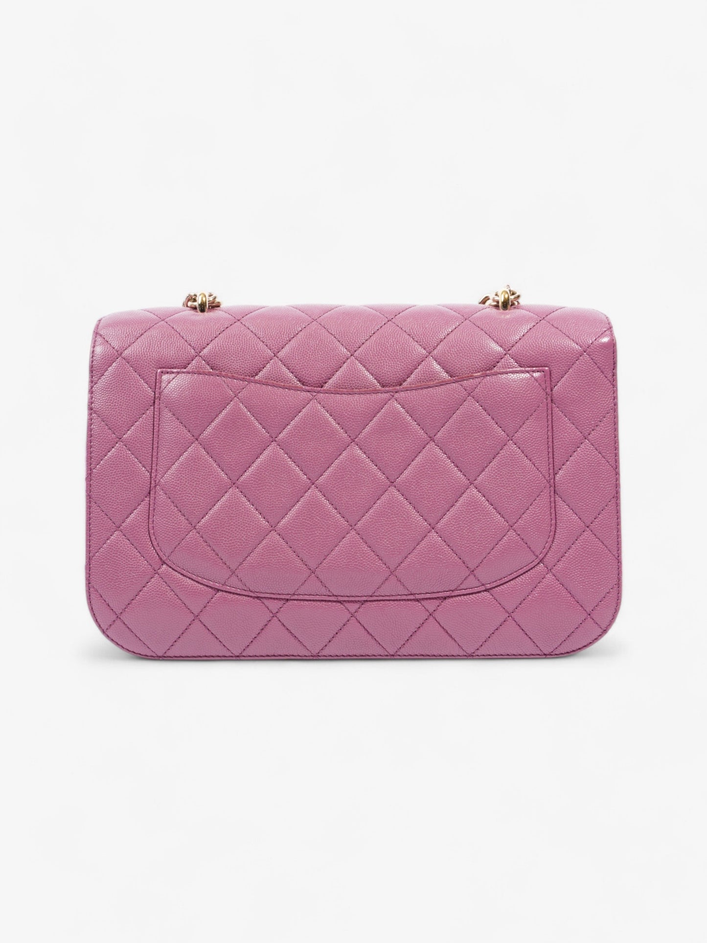 Chanel Classic Flap Bag Mauve Caviar Leather