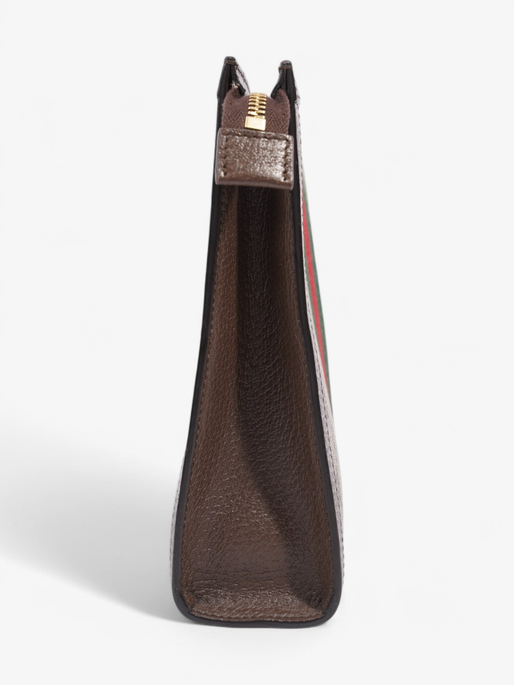 Gucci Ophidia Pouch Beige / Brown / Green Coated Canvas