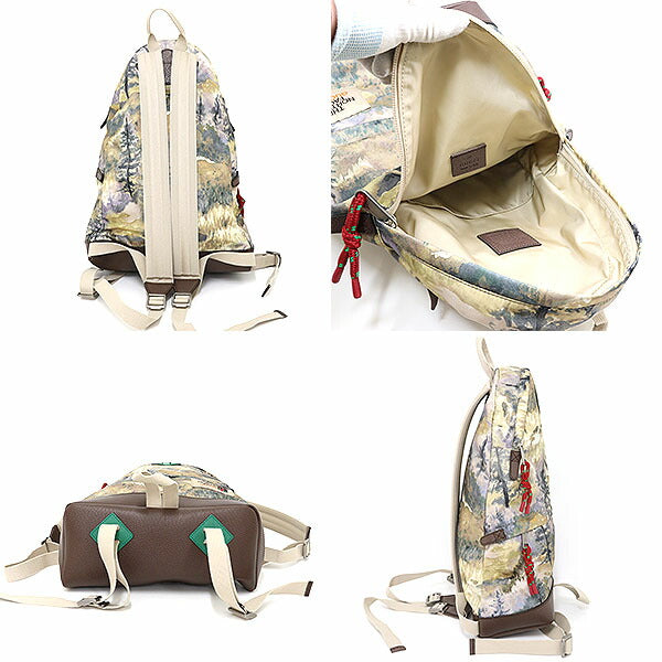 GUCCI Backpack 650288 Nylon beige THE NORTH FACE X GUCCI Medium Backpack